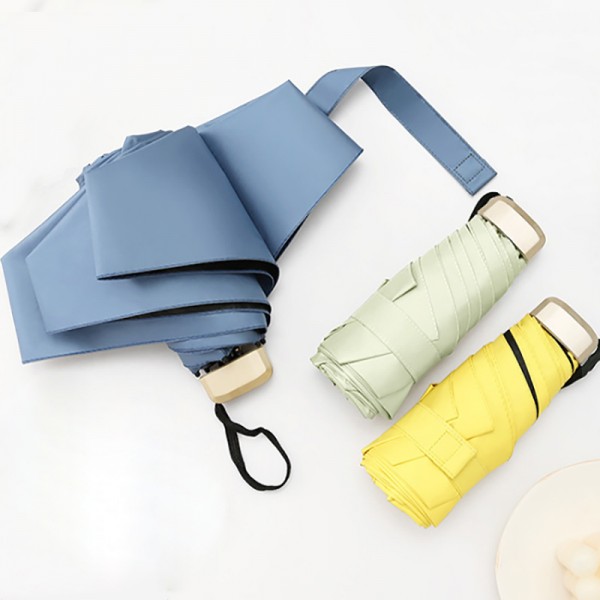 Phone Size Pocket Micro Mini Folding Umbrella 