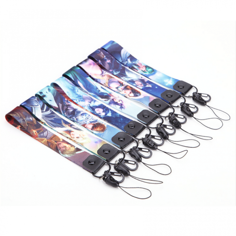3/4" Wide Sublimation Key Chain Lanyard